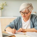 woman researching link between dense breast and cancer