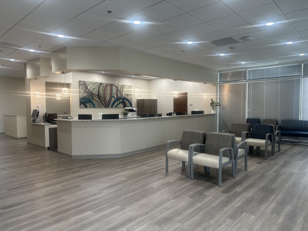 waiting room at CWC Howard County