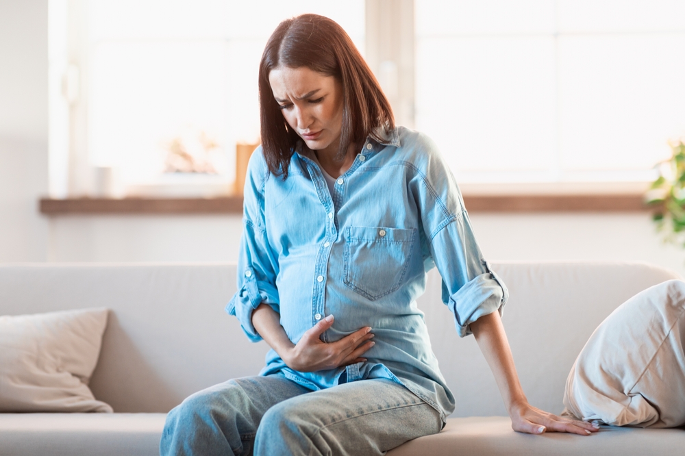 woman going through prodromal labor in Howard County